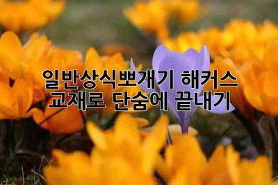 일반상식뽀개기👊 해커스 교재로 단숨에 끝내기!