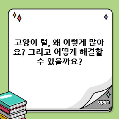 고양이털청소 완벽 가이드: 집안 가득 털 날리는 걱정, 이제 그만!