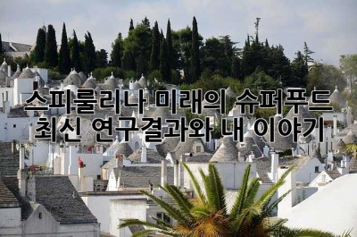 스피룰리나, 미래의 슈퍼푸드? 최신 연구결과와 내 이야기