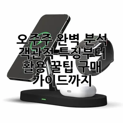 오주주 완벽 분석: 객관적 특징부터 활용 꿀팁, 구매 가이드까지! 🎁