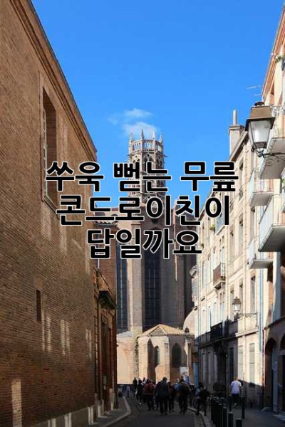 쑤욱! 뻗는 무릎, 콘드로이친이 답일까요? 🤔