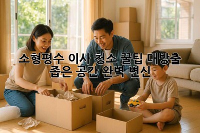 🏠 소형평수 이사 청소, 꿀팁 대방출! ✨ 좁은 공간, 완벽 변신!