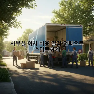 사무실 이사, 비용 절감 전략으로 스마트하게!