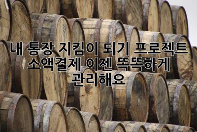 내 통장 지킴이 되기 프로젝트: 소액결제, 이젠 똑똑하게 관리해요!