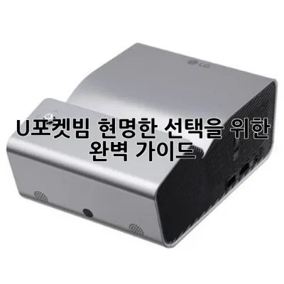 U+포켓빔, 현명한 선택을 위한 완벽 가이드!