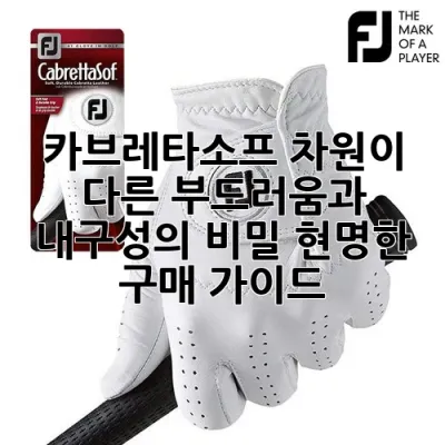 카브레타소프: 차원이 다른 부드러움과 내구성의 비밀, 현명한 구매 가이드